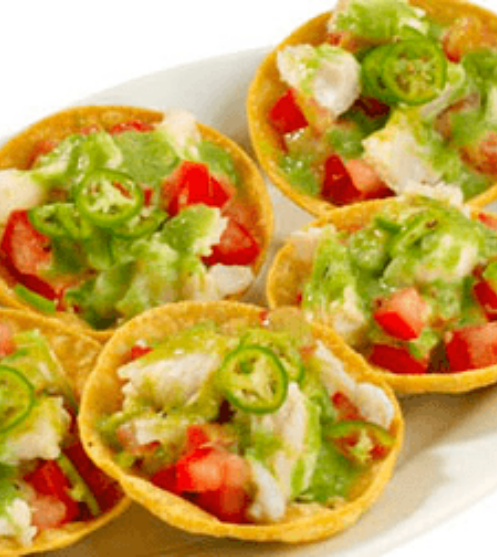 Chalupitas de pescado